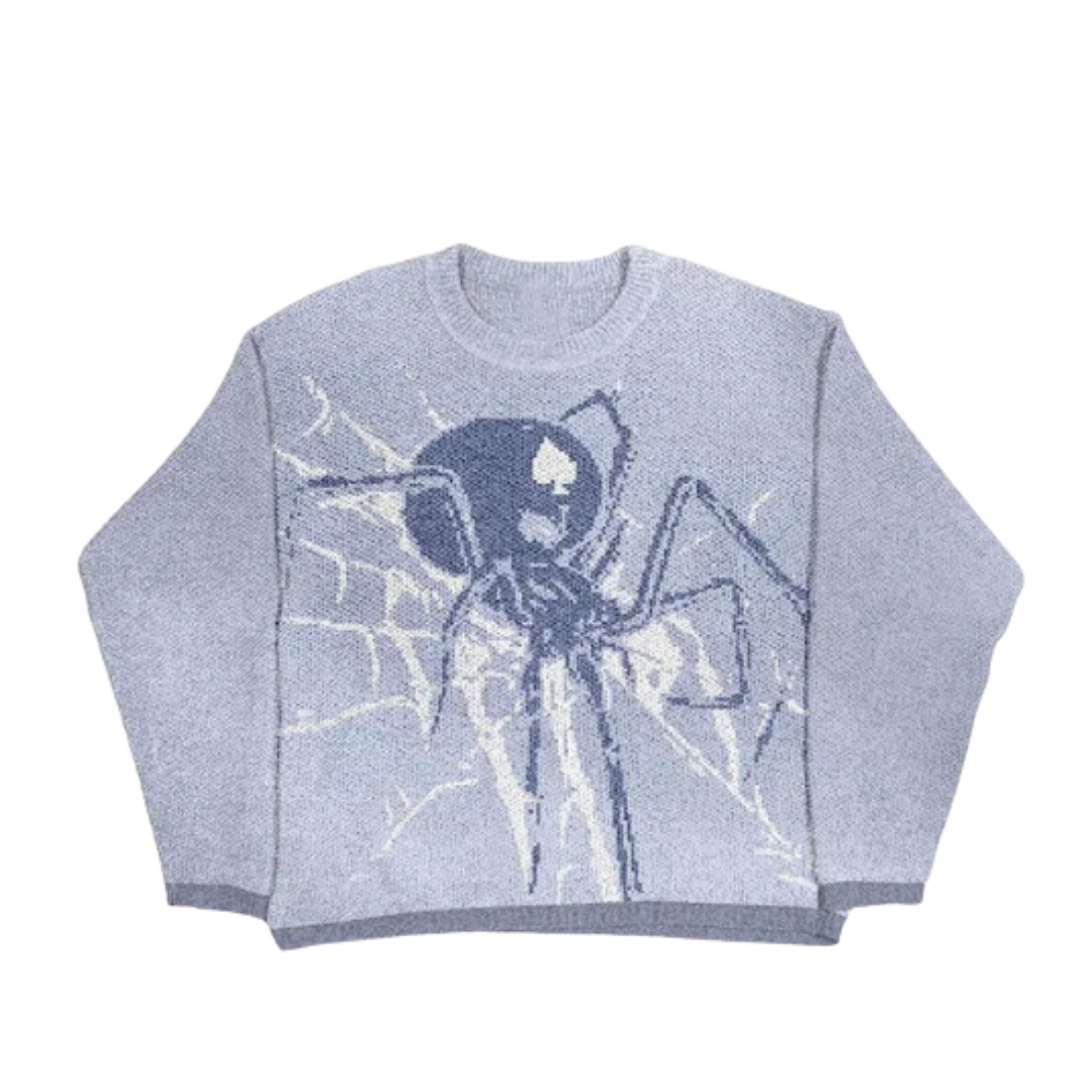 Lightblue Spider Heavy 400gsm Sweater