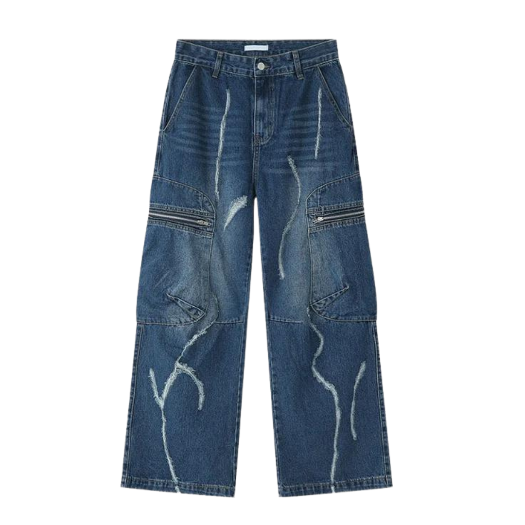 Y2K Limited Baggy Jeans Blue