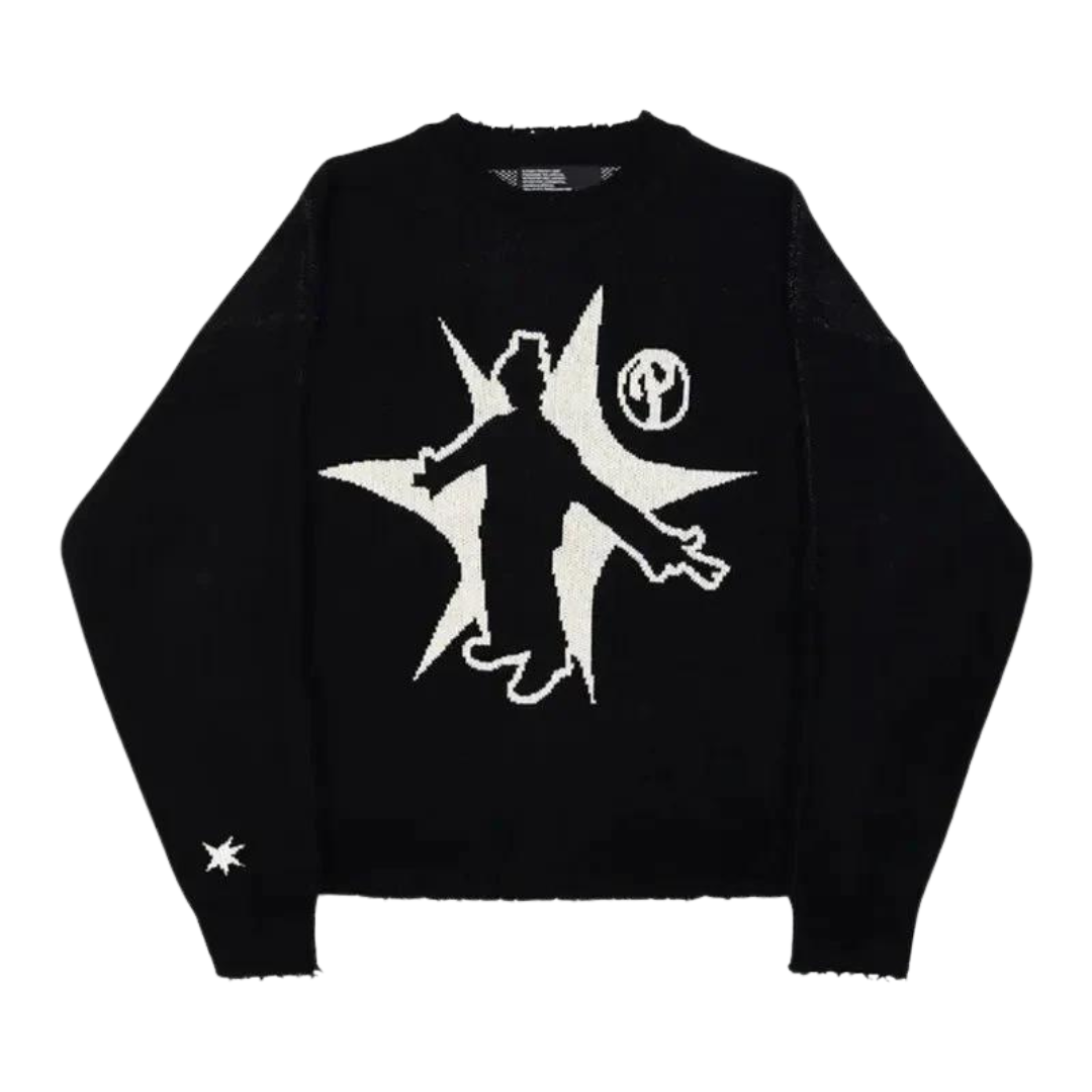 Im a Hipstar 400gsm Sweater Black