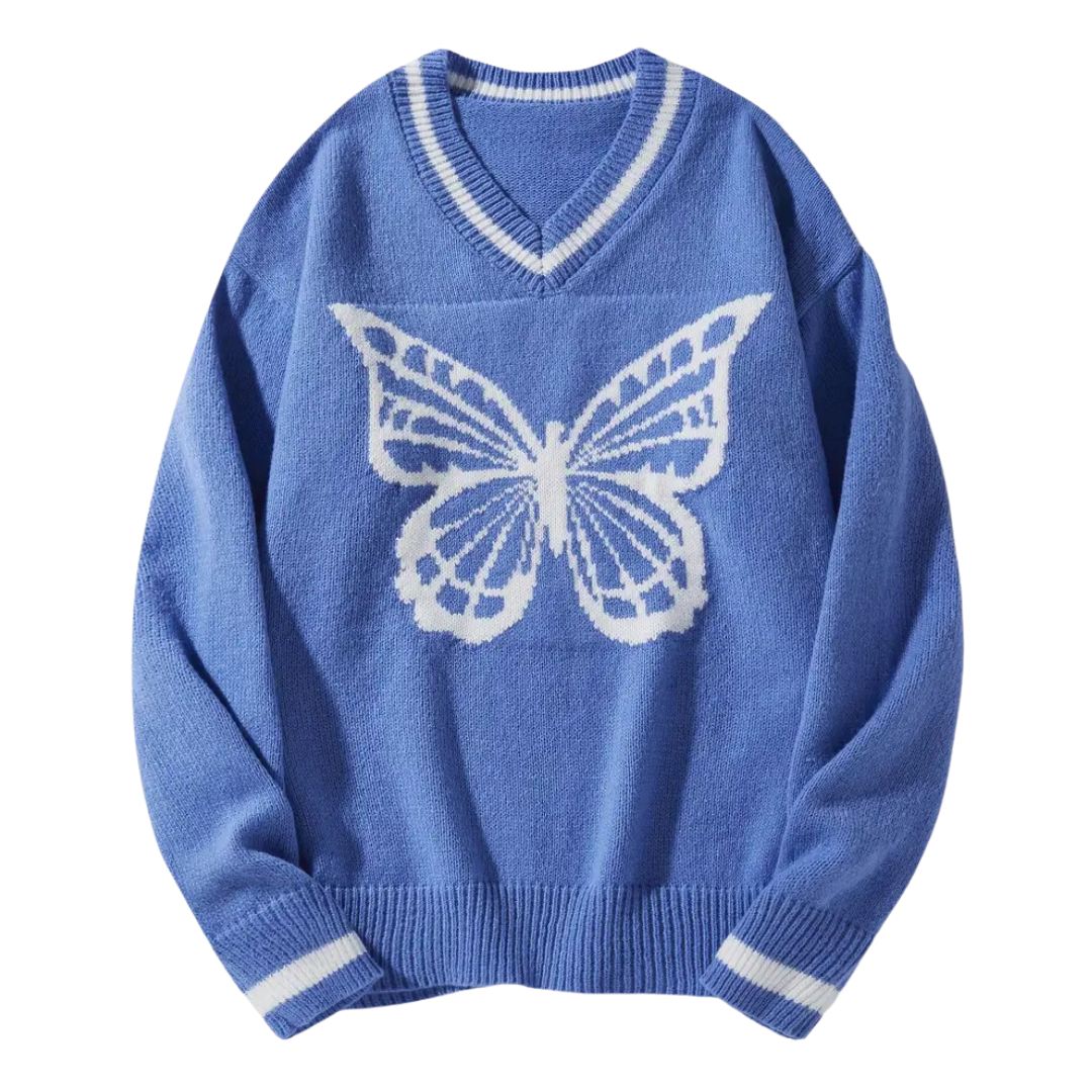 Butterfly 400gsm Sweater Persian Blue