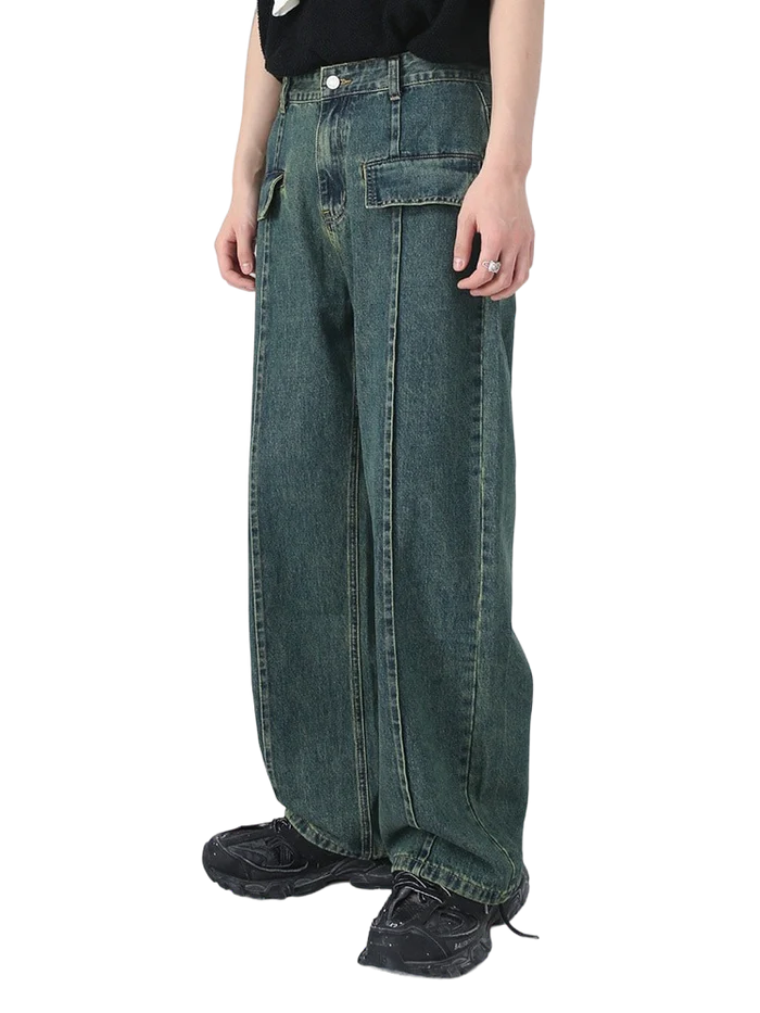 Denim Nebula Baggy Jeans