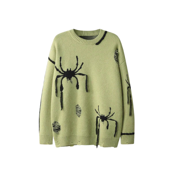 Y2K Vintage Spider Sweater